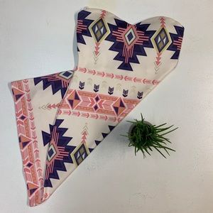 Tribal print mini dress